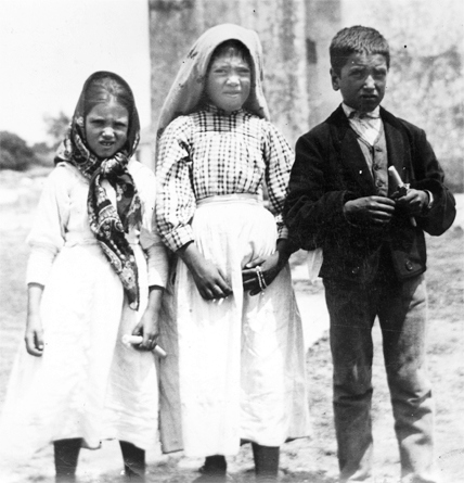 Fotos dos pastorinhos após a aparição de julho de 1917