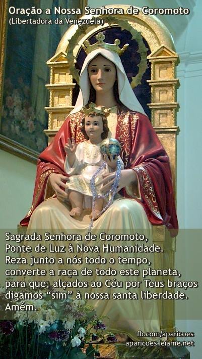 Oração a Nossa Senhora de Coromoto, libertadora da Venezuela